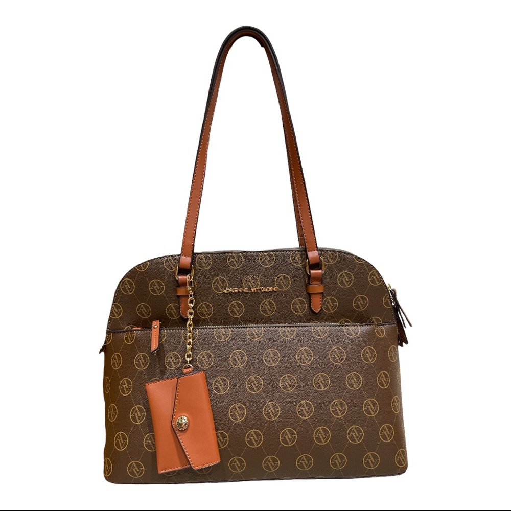 Adrienne Vittadini Signature Collection Dome Satchel with Coin Purse